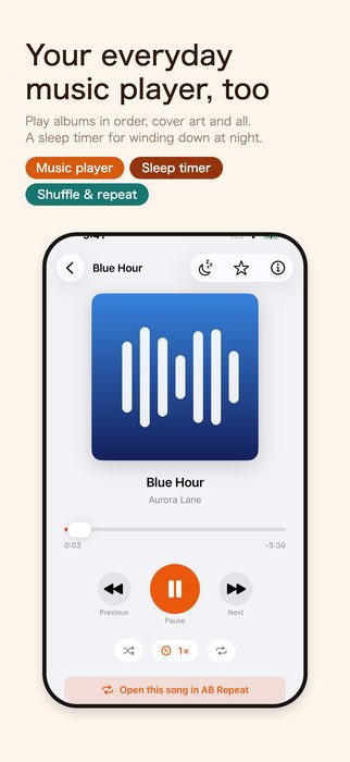 Your everyday music player, too