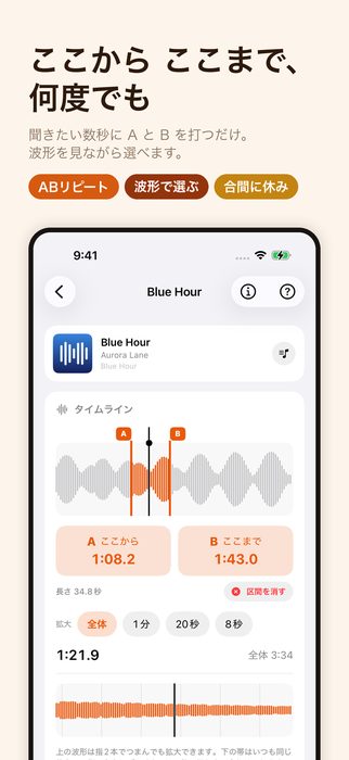 ここからここまで、何度でも