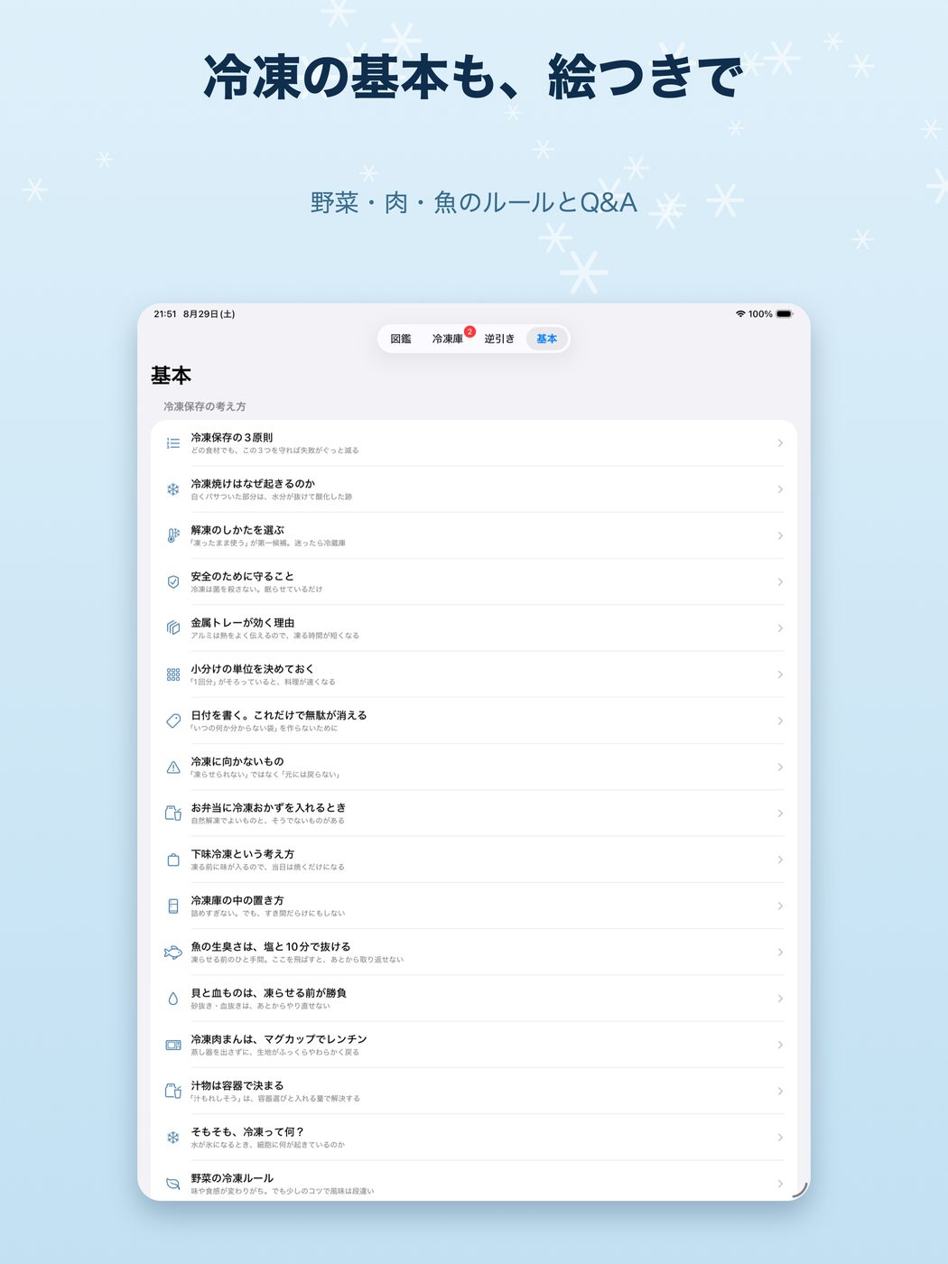 iPadの基本画面